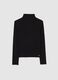 Black long-sleeve shirt in stretchy Lyocell_4