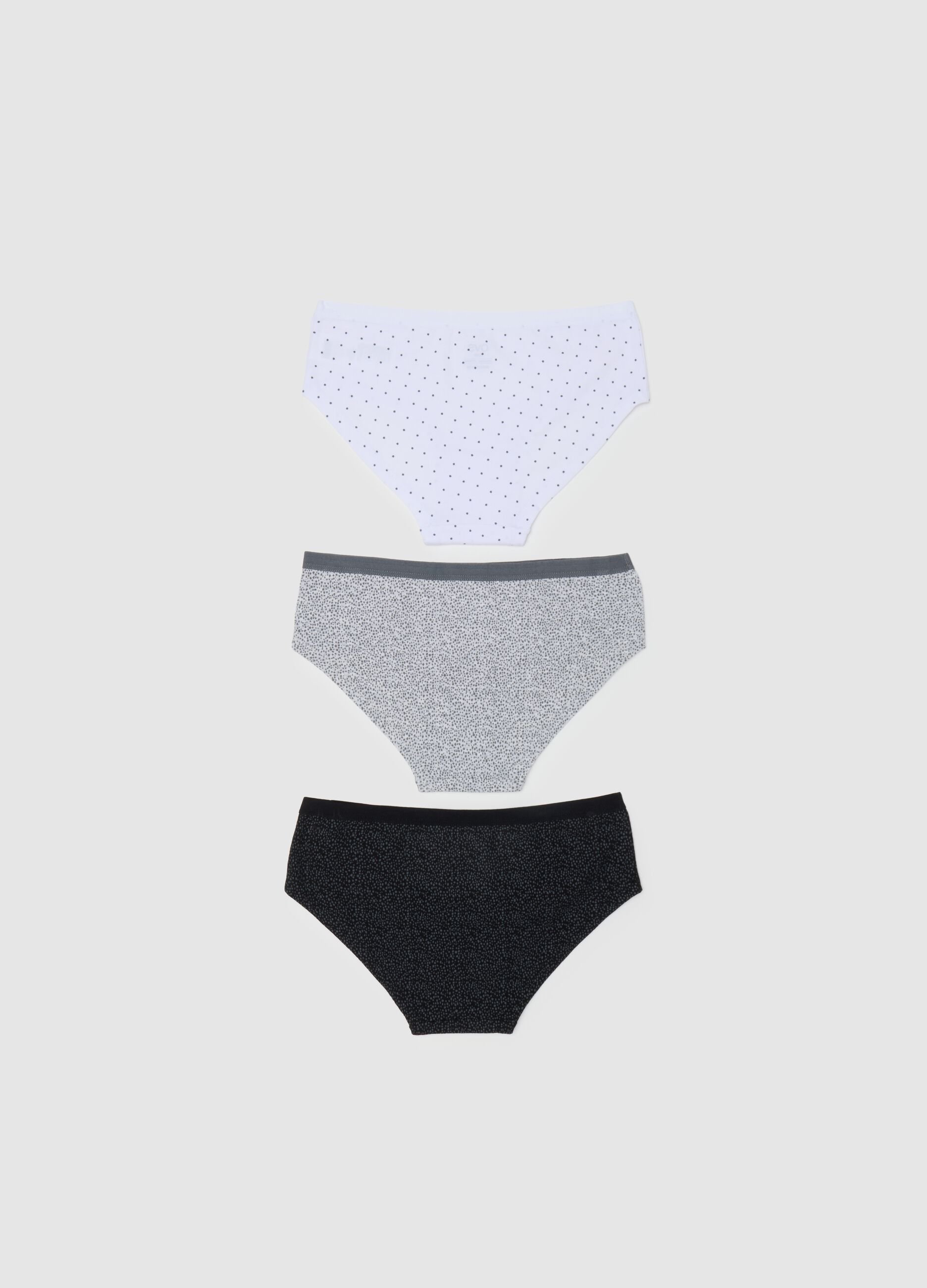 Girls' Cotton Multicolour Regular Fit Panty Tripack