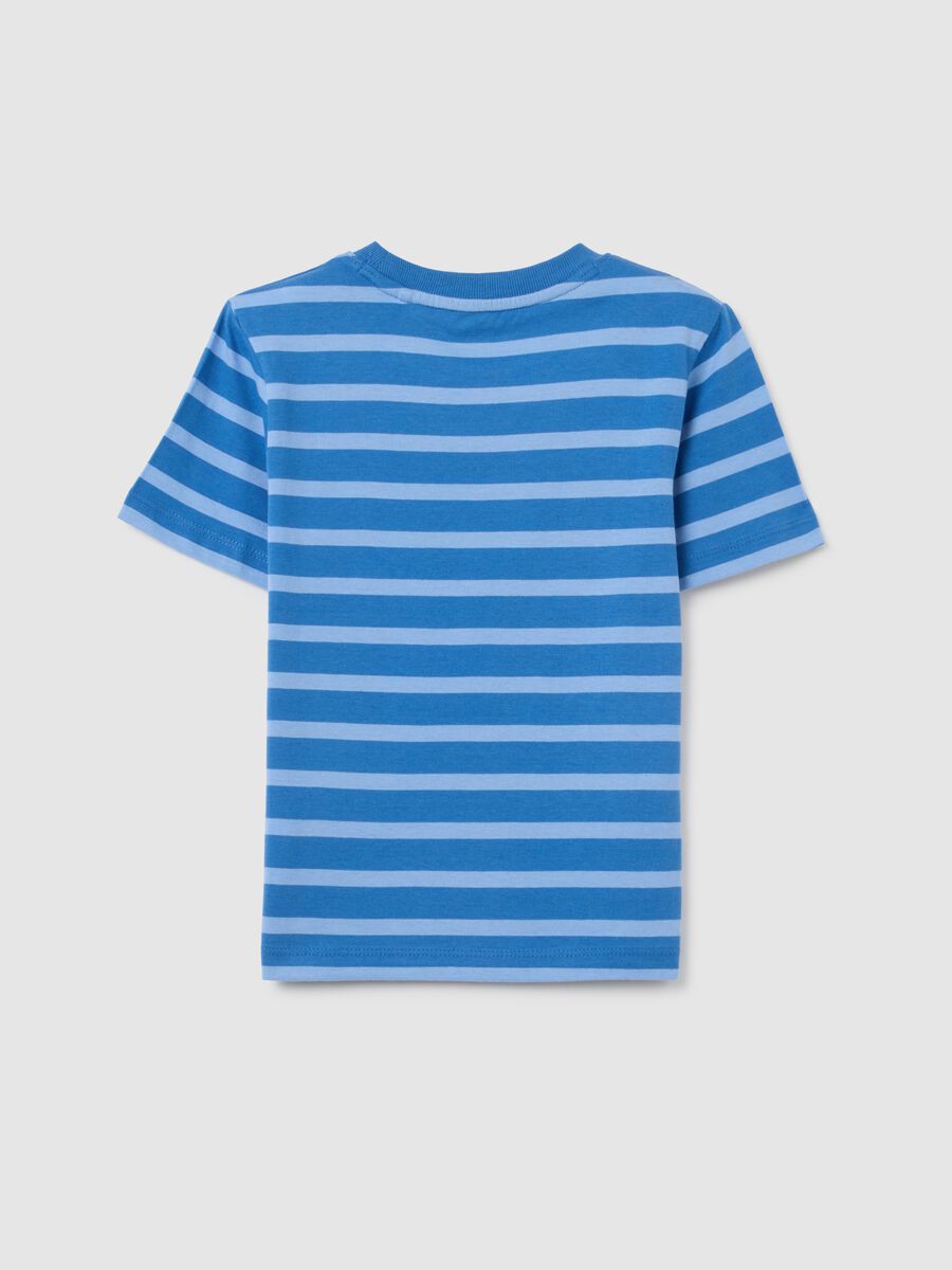 T-shirt da bambino in puro cotone multicolor regular fit_1
