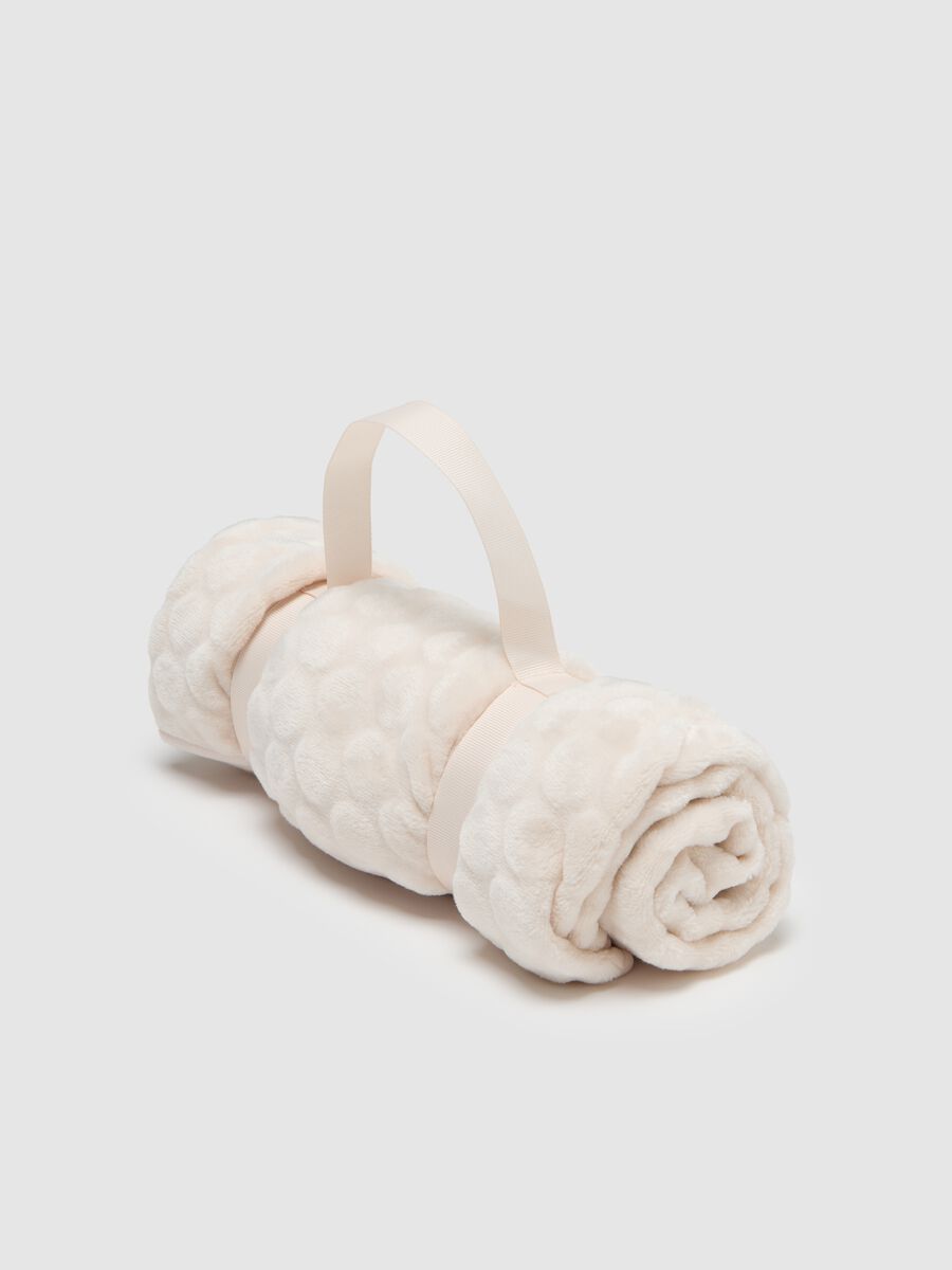 Beige Crib Cover in Faux Leather_2