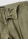 Green linen and cotton-blend chino shorts_5
