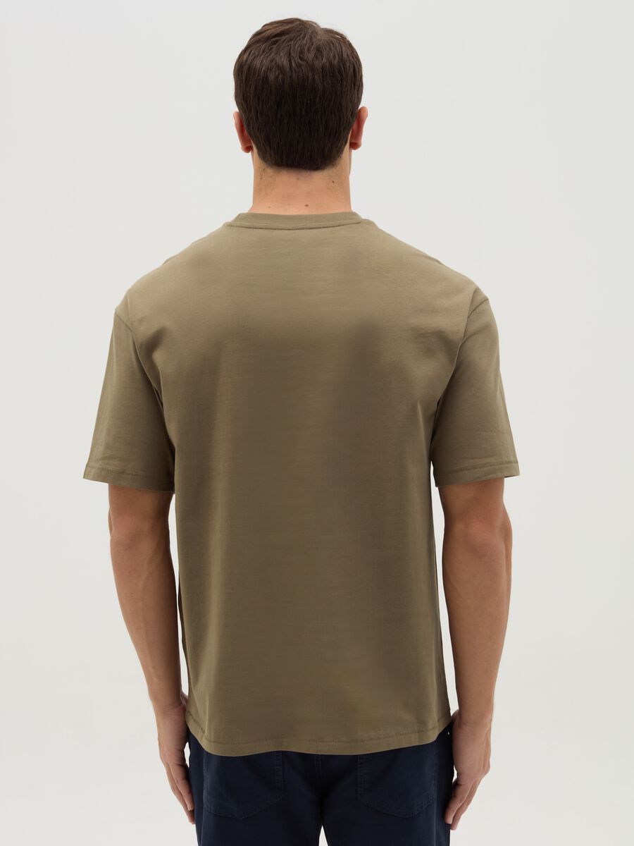 Solid colour T-shirt in organic cotton_2