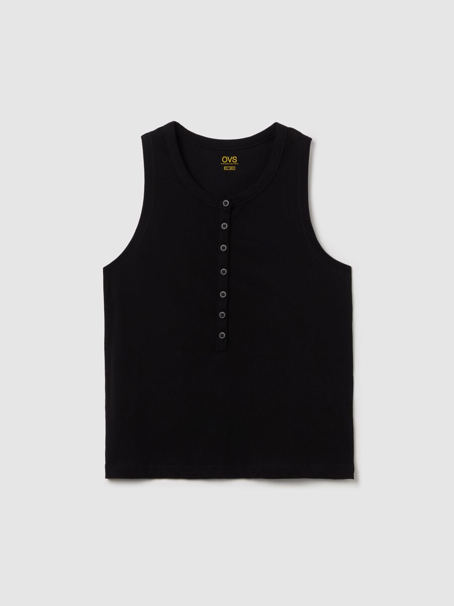 Tank top with granddad neck_0