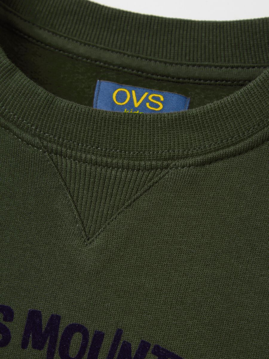 French terry sweatshirt with print_3