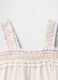 White summer outfit for girls with colourful embroidery_3