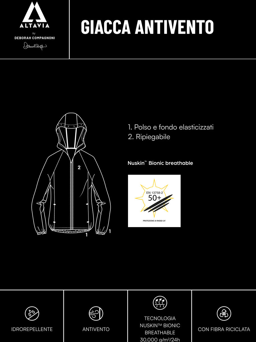 ALTAVIA WITH DEBORAH COMPAGNONI windproof jacket_2