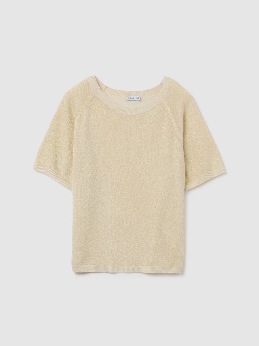 Women's multicolour regular fit top with boat neckline_4
