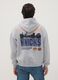 Grey cotton-blend hoodie with Knicks print_2