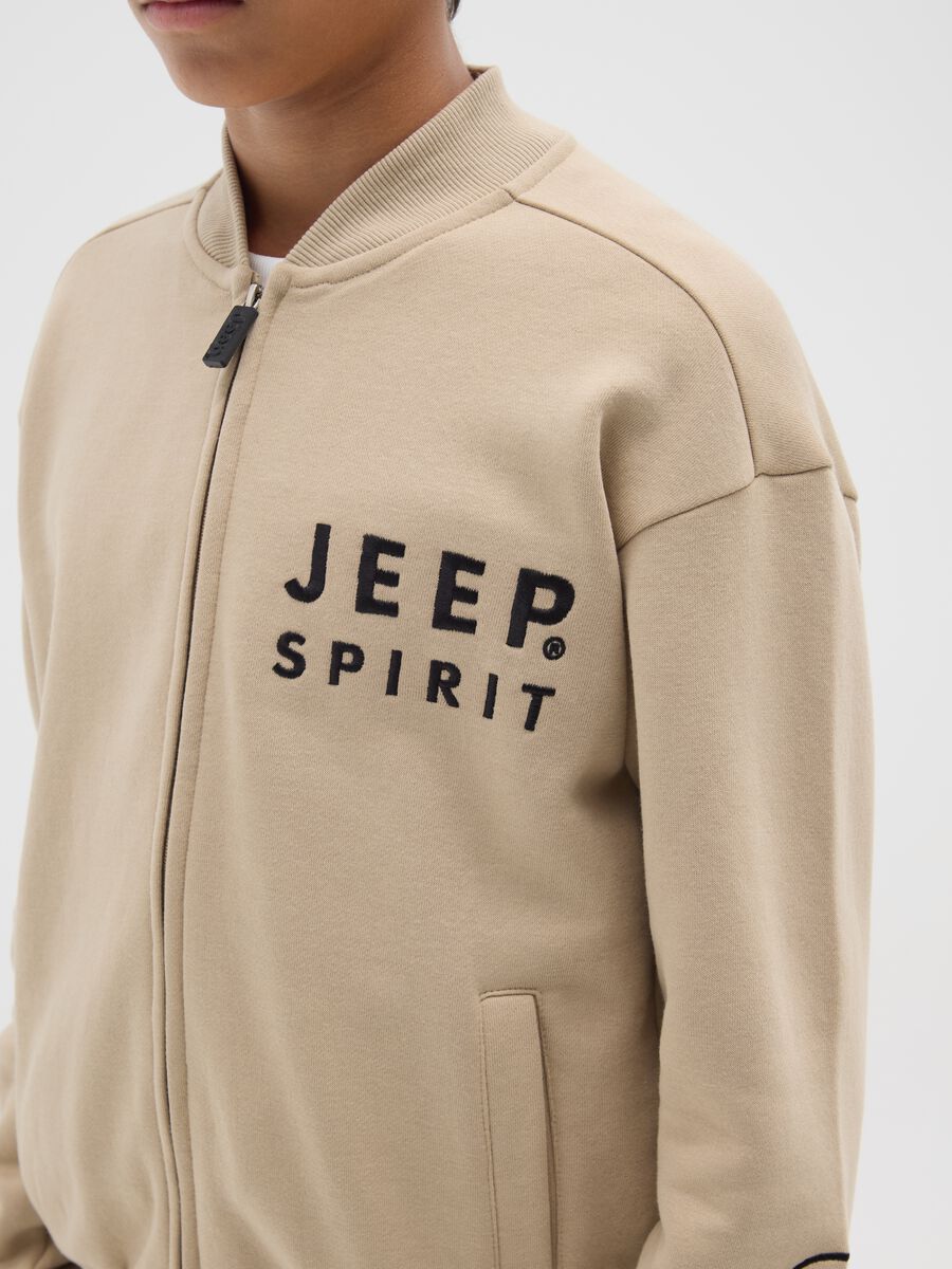 Children's jumper in beige cotton blend regular fit_2