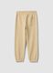 Children's pure cotton beige trousers regular fit_1