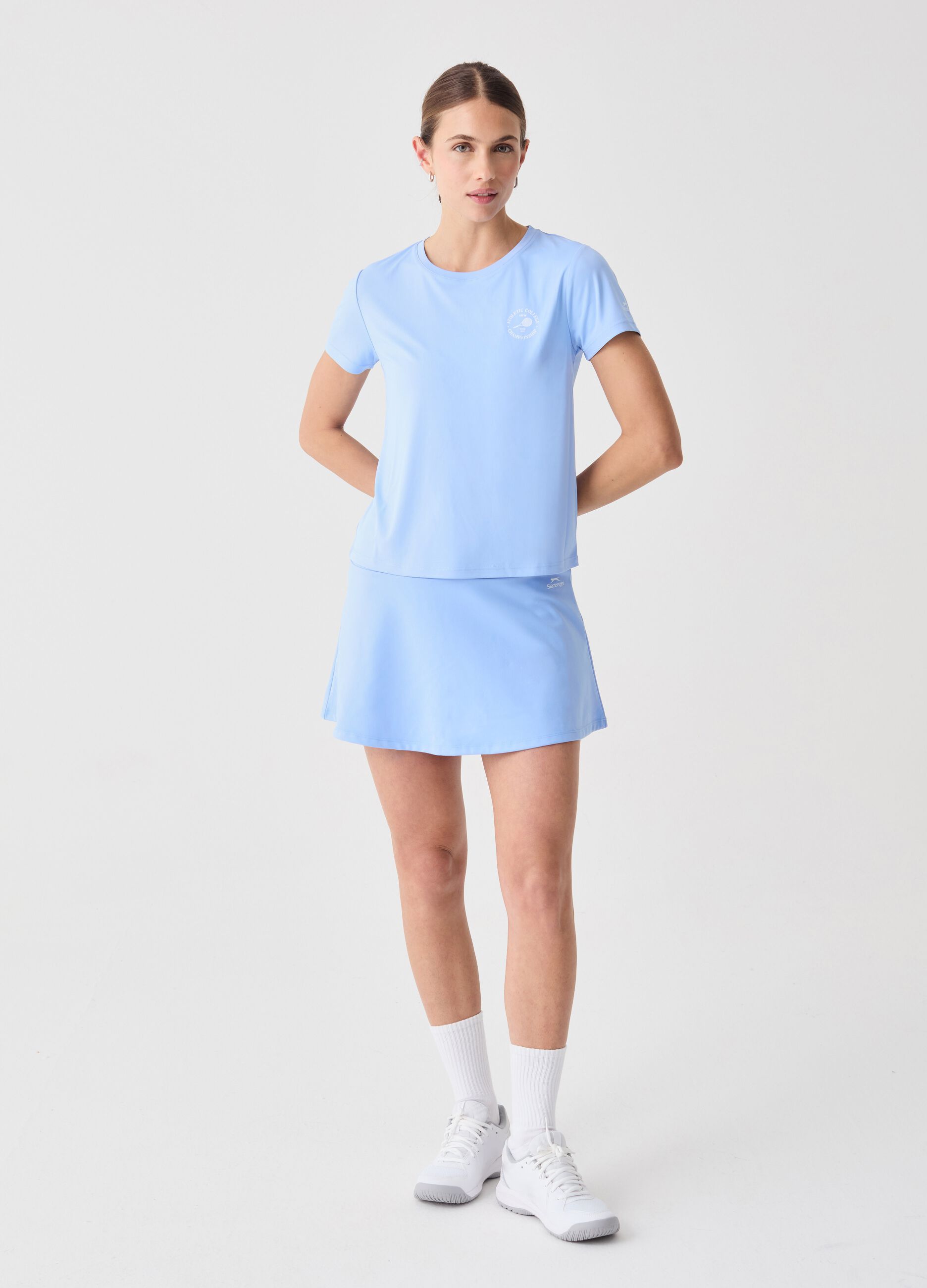 SLAZENGER T-shirt in technical fabric