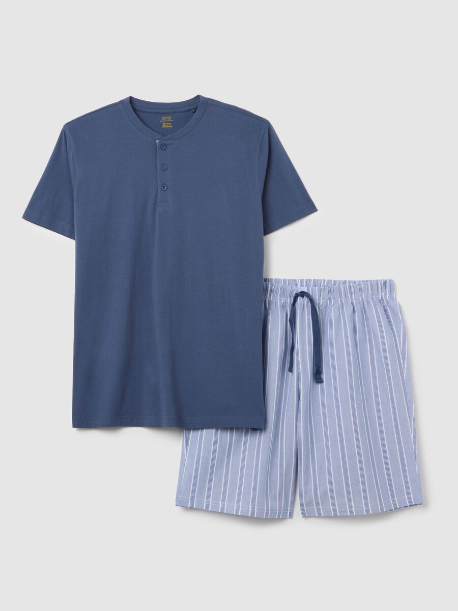 Blue Short Cotton Pyjamas by Ovs_4