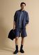 Breathable blue 2-way stretch shorts_0