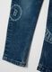 Slim-fit jeans with five pockets and "Varsity" print_3