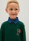 Green pure cotton regular fit kids polo_1