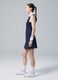 Blue ALTAVIA COURT sports dress in stretch technical fabric_1