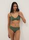 Green stretch swim briefs with side ruching_0