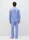 Men's Regular Fit Blue Cotton Pyjama_2