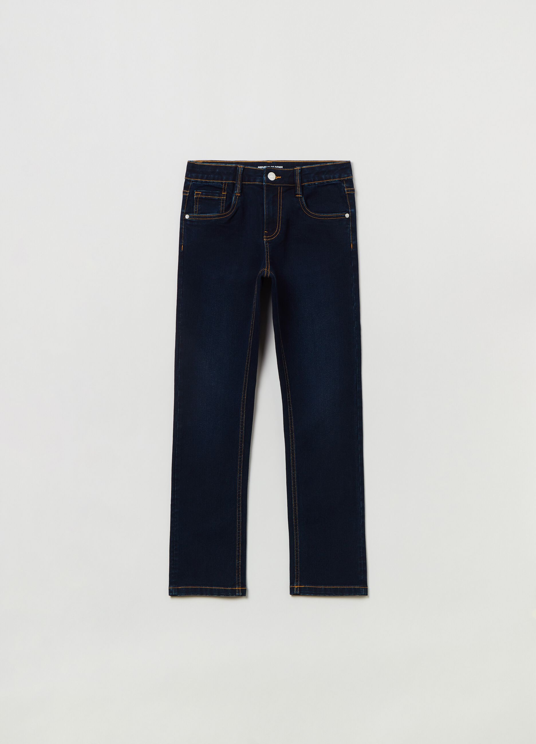 Jeans straight fit cinque tasche