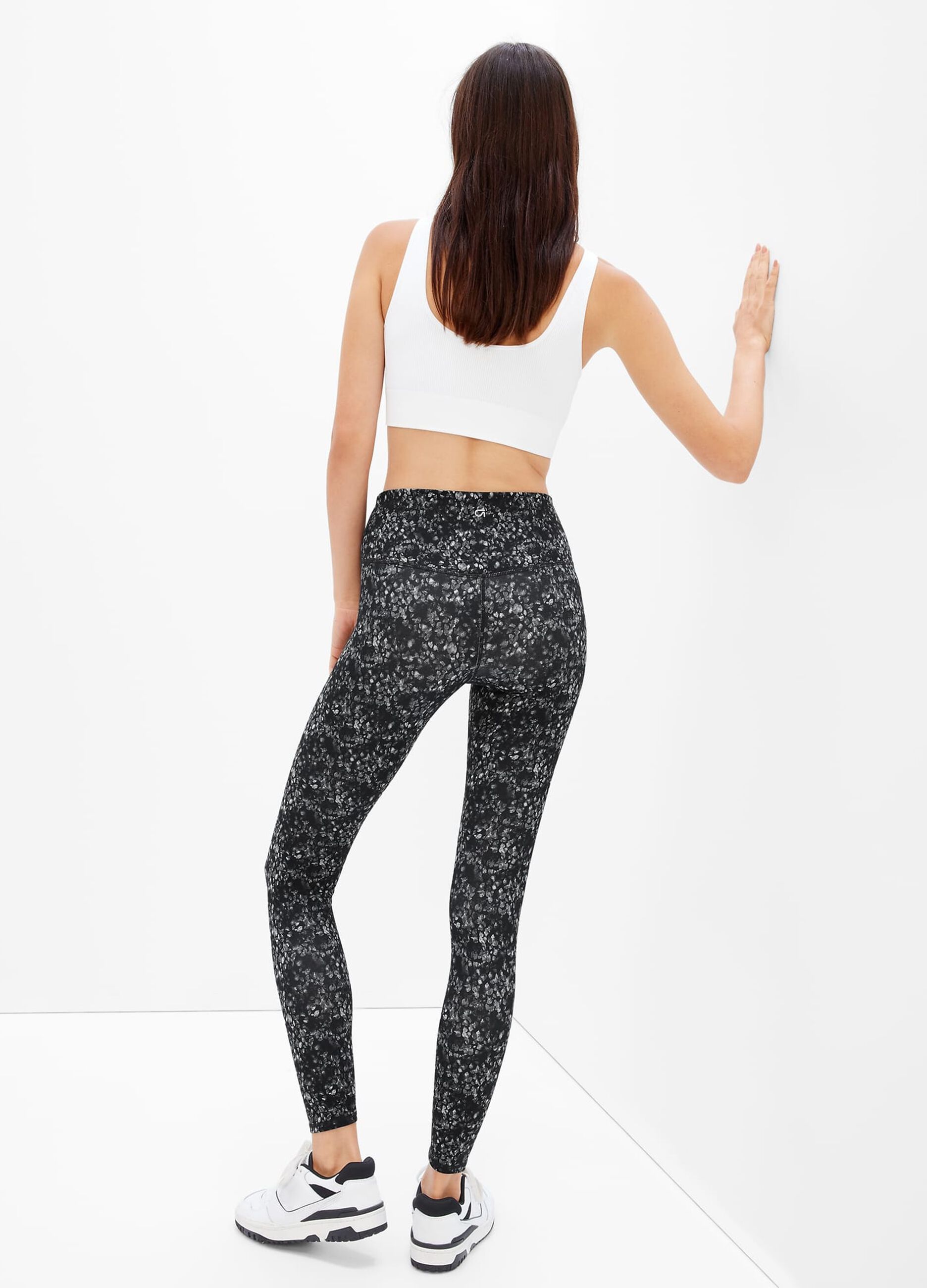 Leggings con stampa maculata