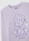 Purple Fleece Pyjamas for Girls_2