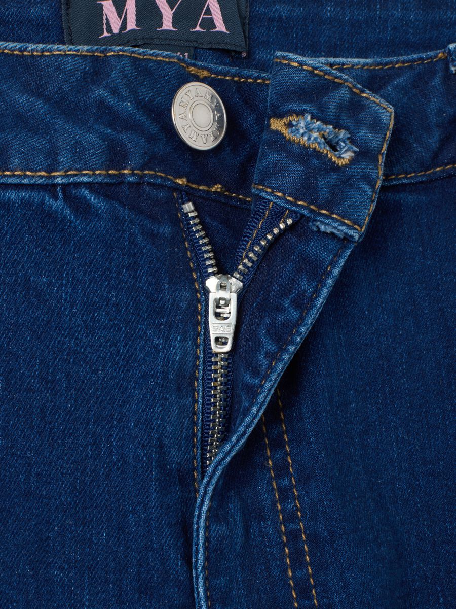 Jeans in denim blu slim fit_5