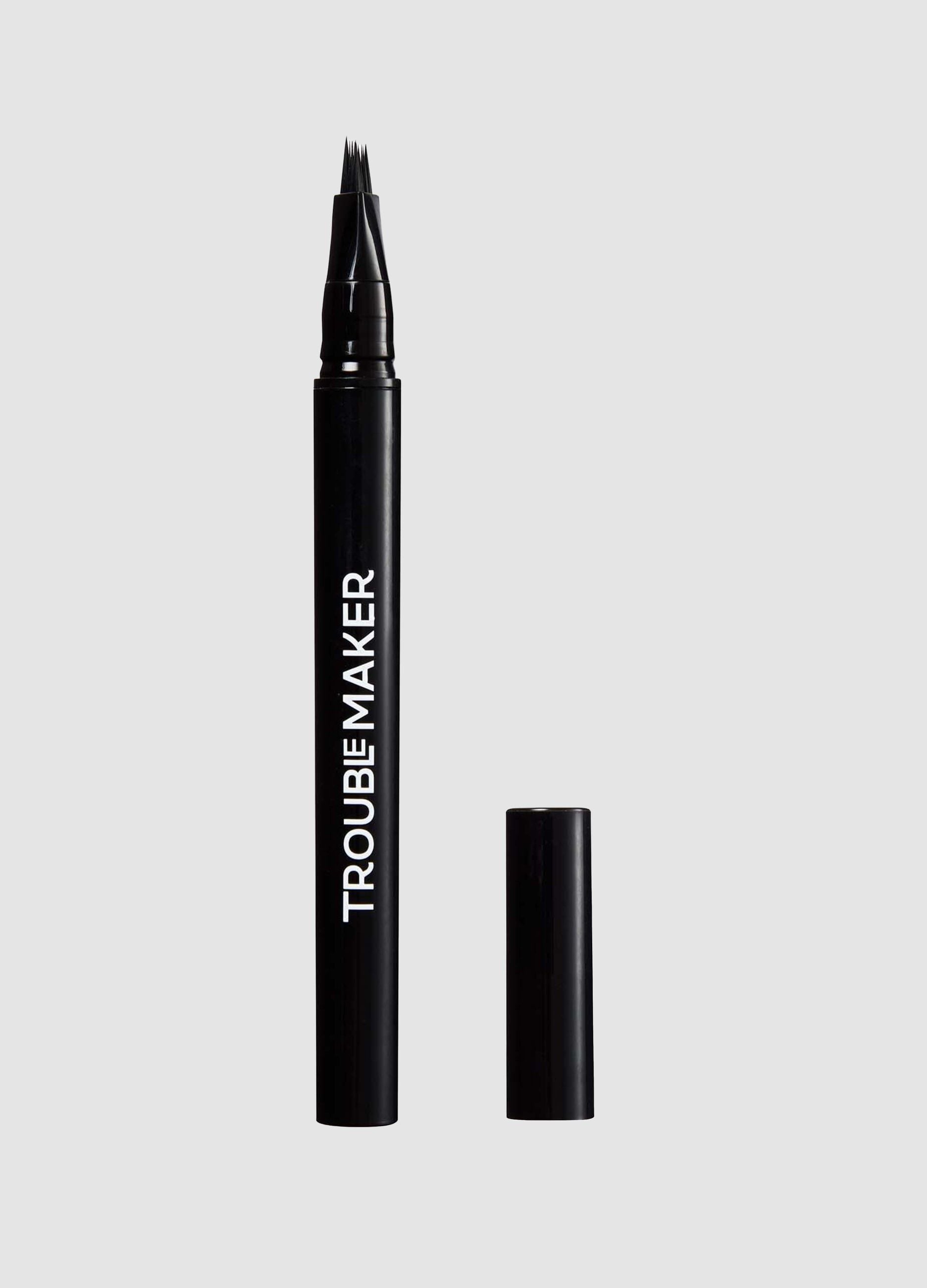 Fluffer Brow Brush Natural Brow Pen Soft Black 0.5 ml