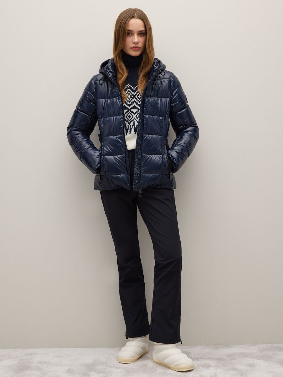 Black Skinny Fit Sports Trousers_0