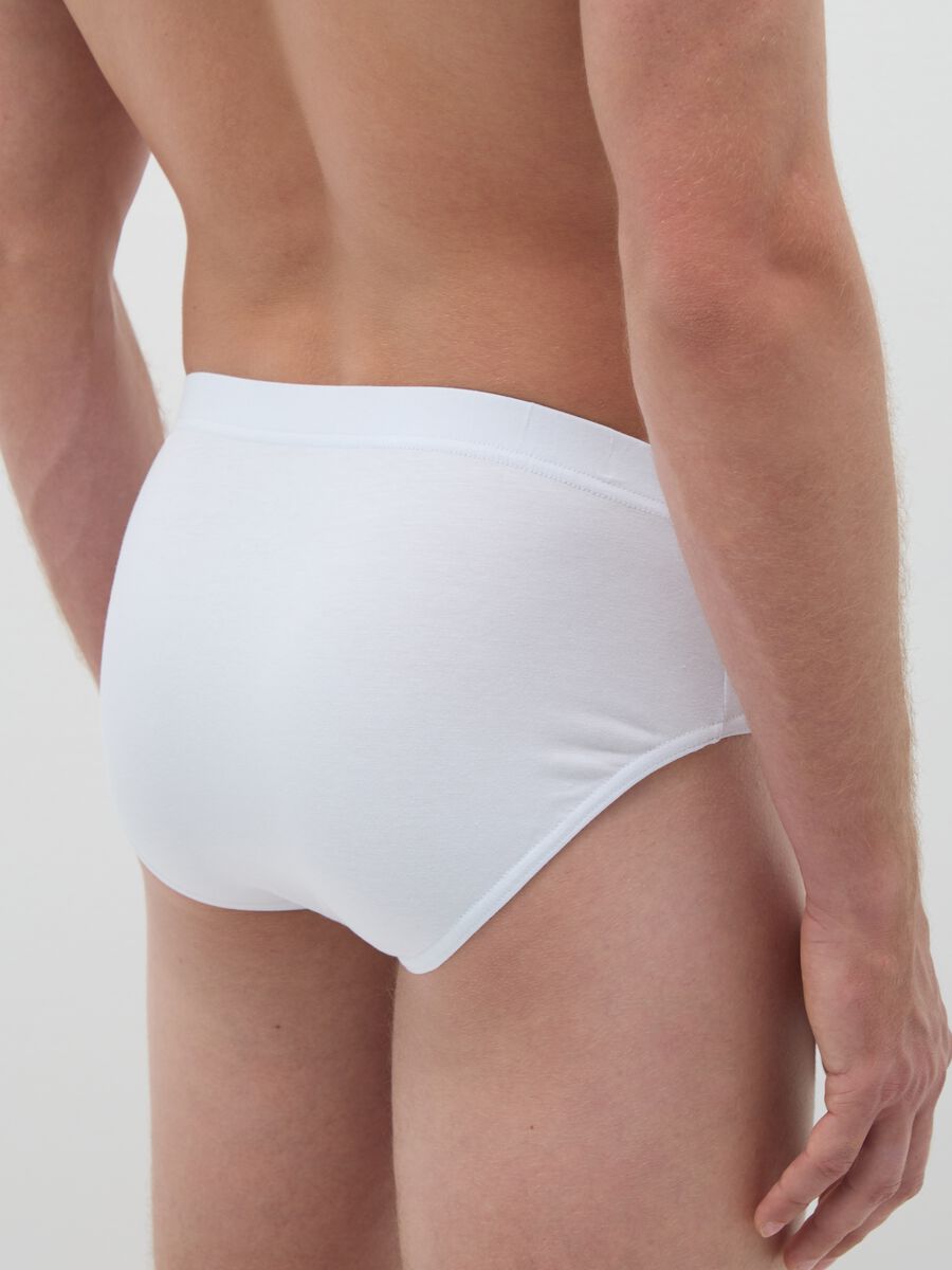 Slip in cotone bianco regular fit_3