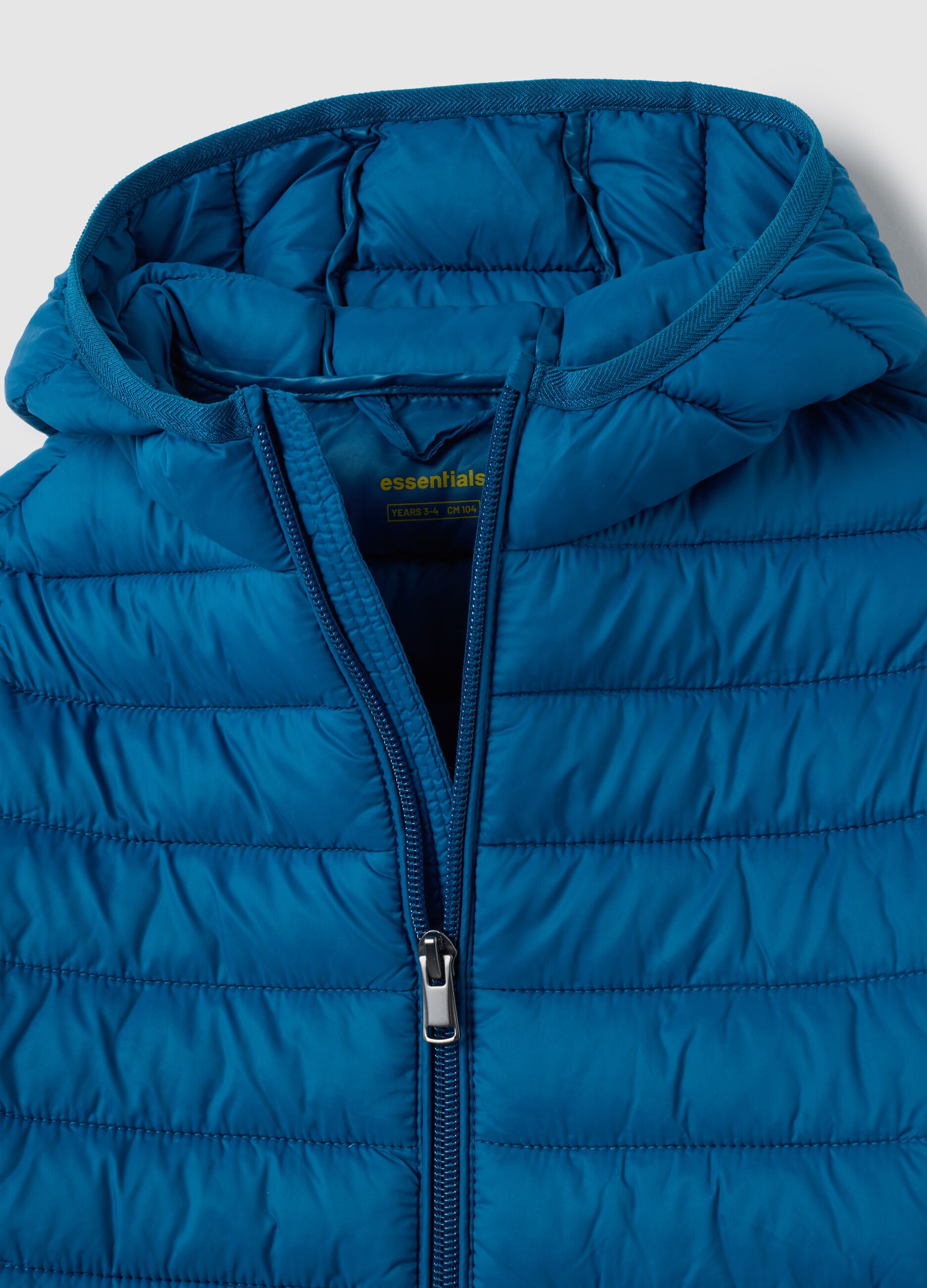 Children's jacket in blue mix with regular fit