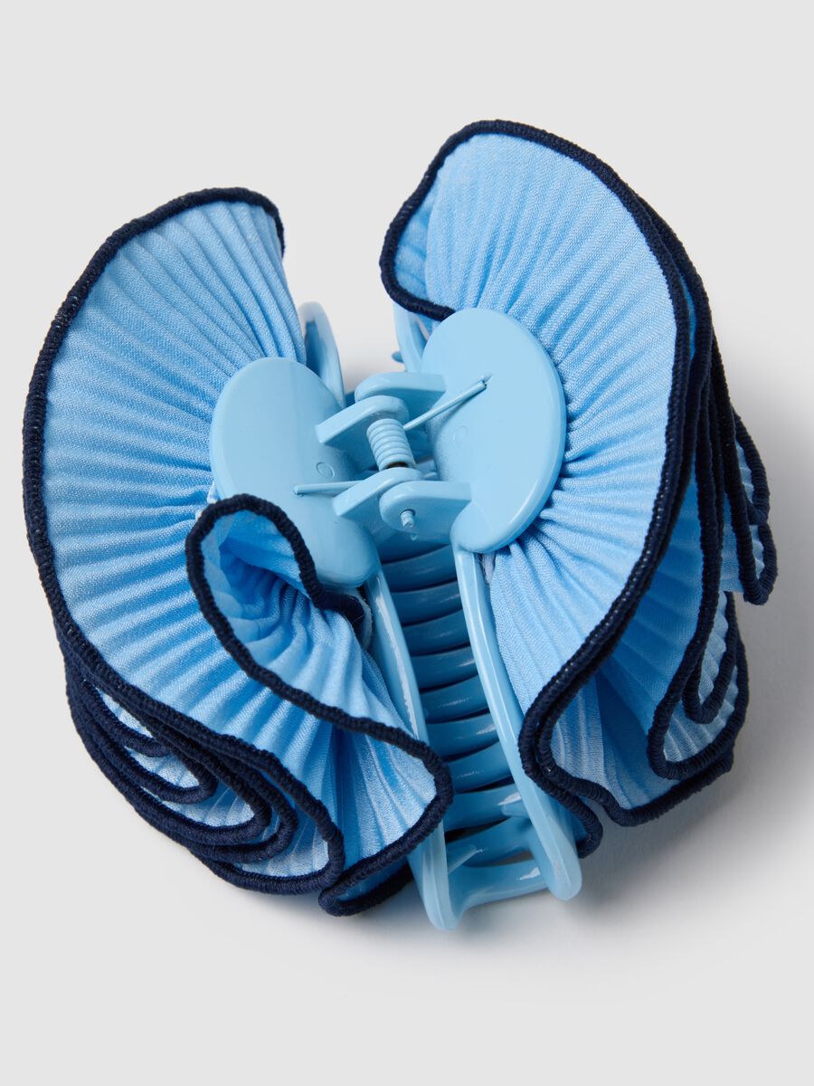 Fermaglio per capelli multicolor con design floreale_1