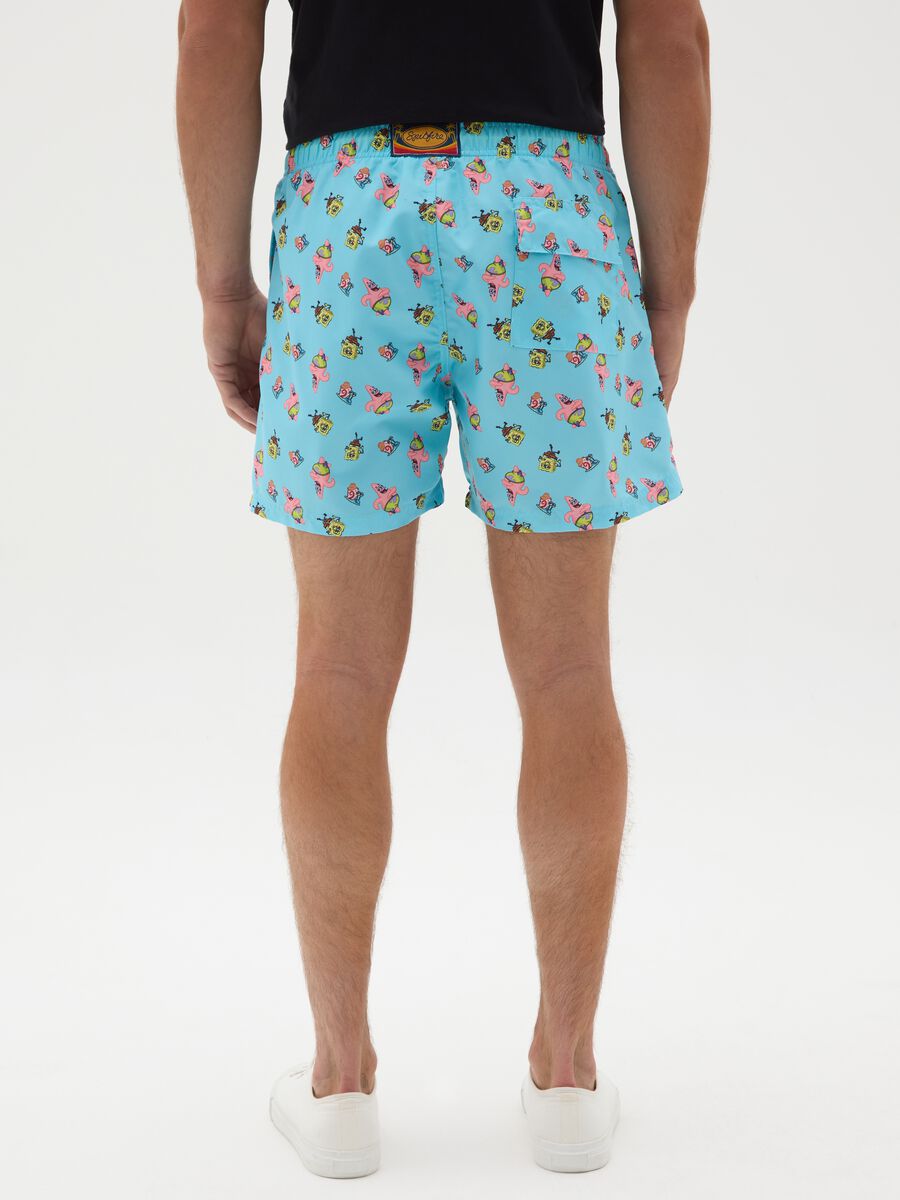 Shorts da uomo in tessuto multicolor_3