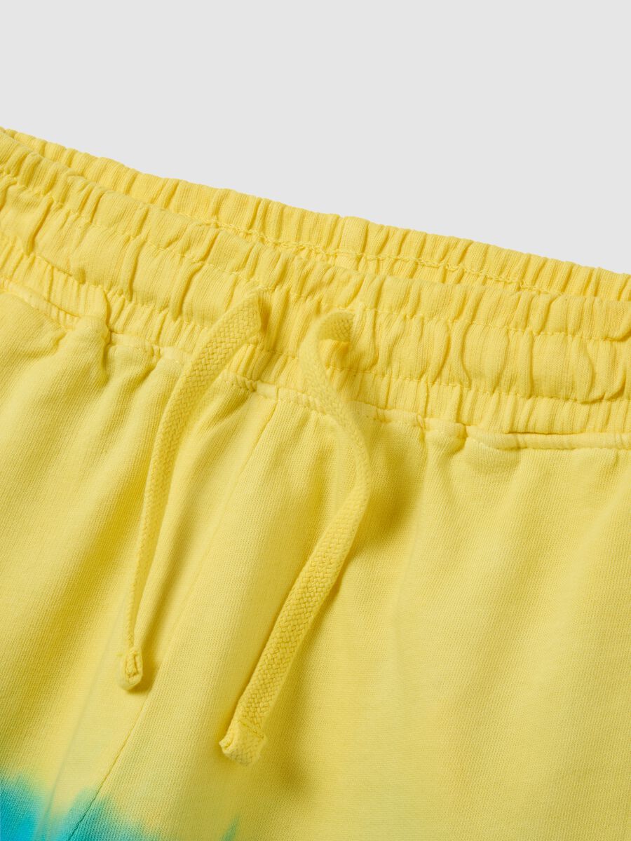 Children's multicolour regular fit cotton shorts_3