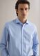 Camicia in puro cotone azzurra slim fit_3