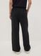 Black regular-fit stretch viscose jersey trousers_2
