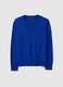Blue jumper in pure wool_4