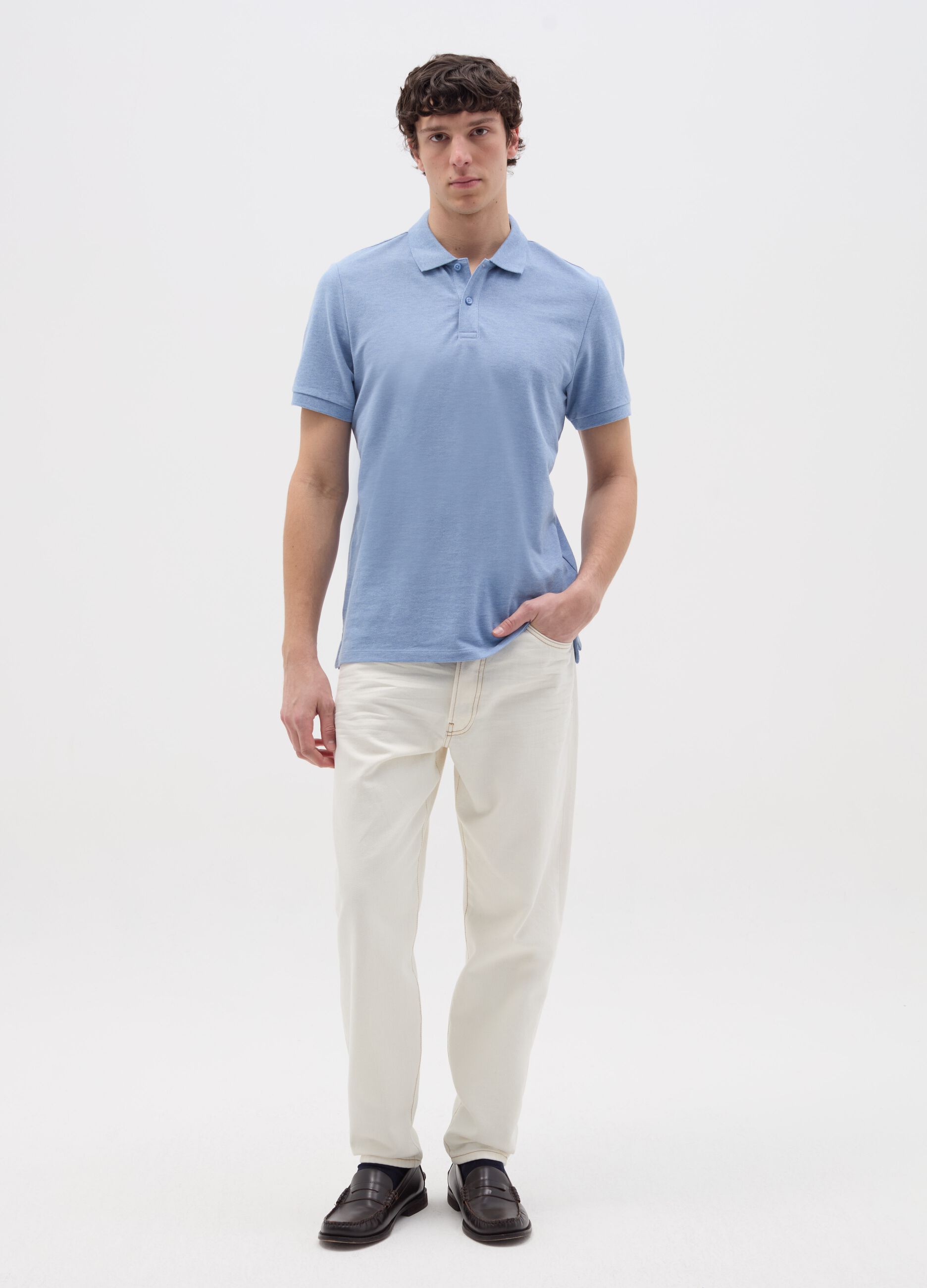 Polo regular fit in cotone