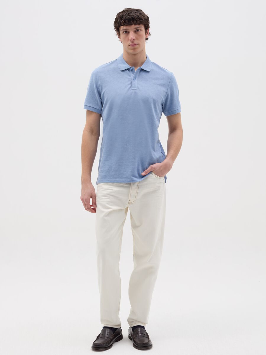 Regular-fit polo shirt in cotton_1