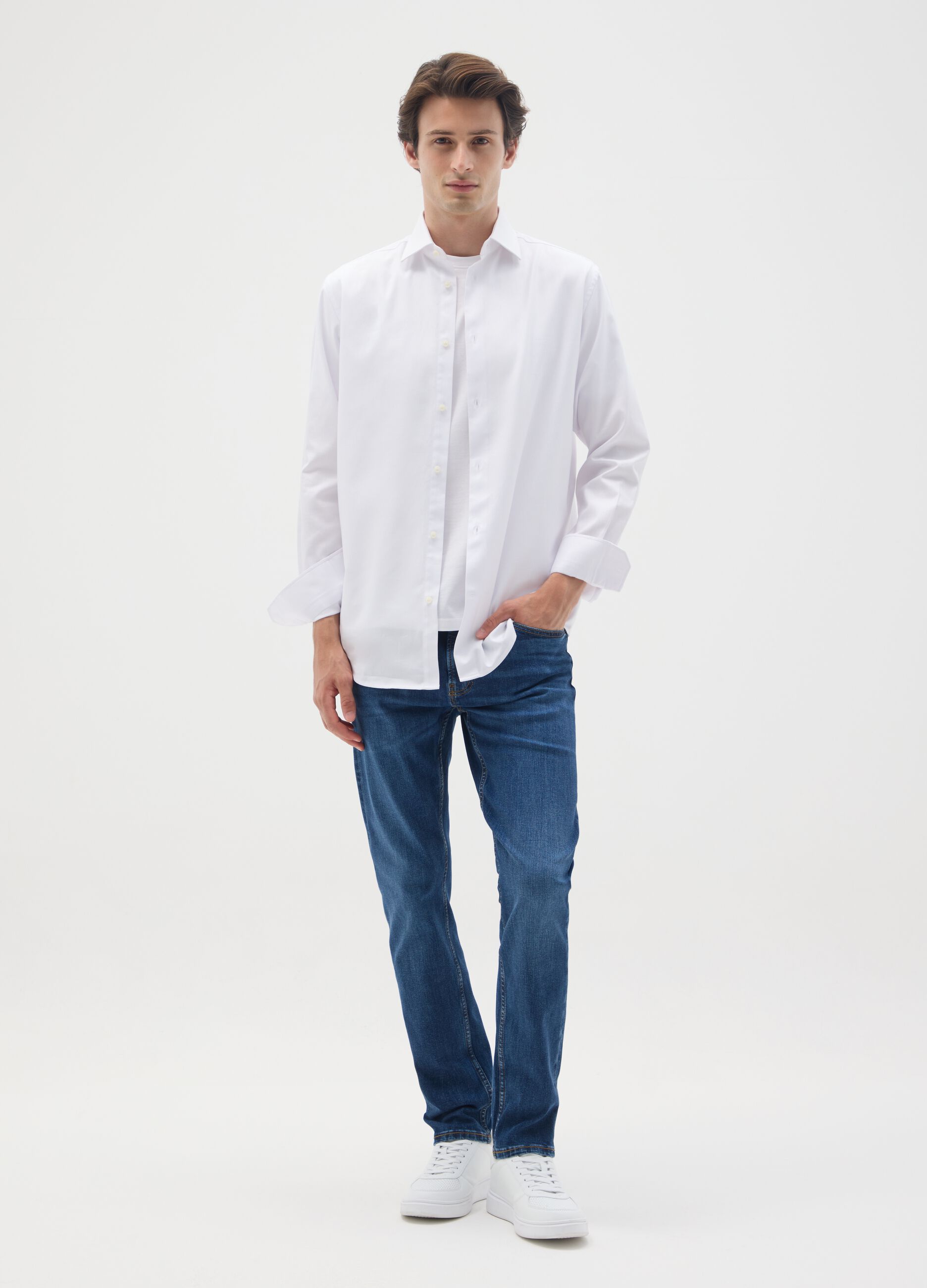 Skinny Fit Blue Denim Jeans