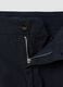 Blue cotton chino trousers with carrot fit_5