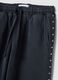 Jogger grigi wide leg in misto cotone con strass_6
