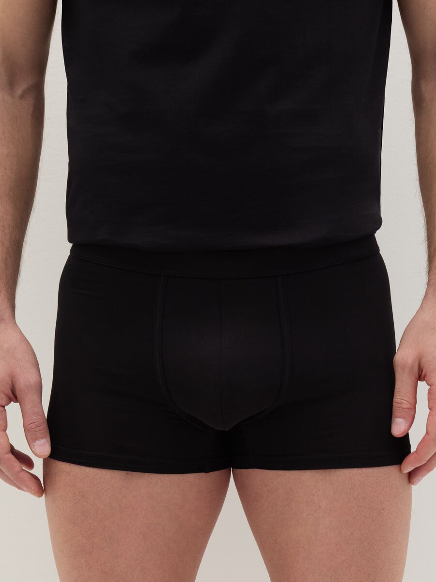 Twin pack stretch mercerised cotton boxers_1