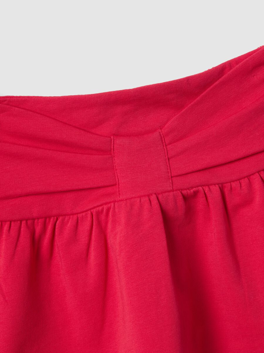 Set maglia gonna in cotone elasticizzato multicolor da bimba con Minnie_2