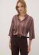 Blusa marrone regular fit con stampa a righe regular fit_2