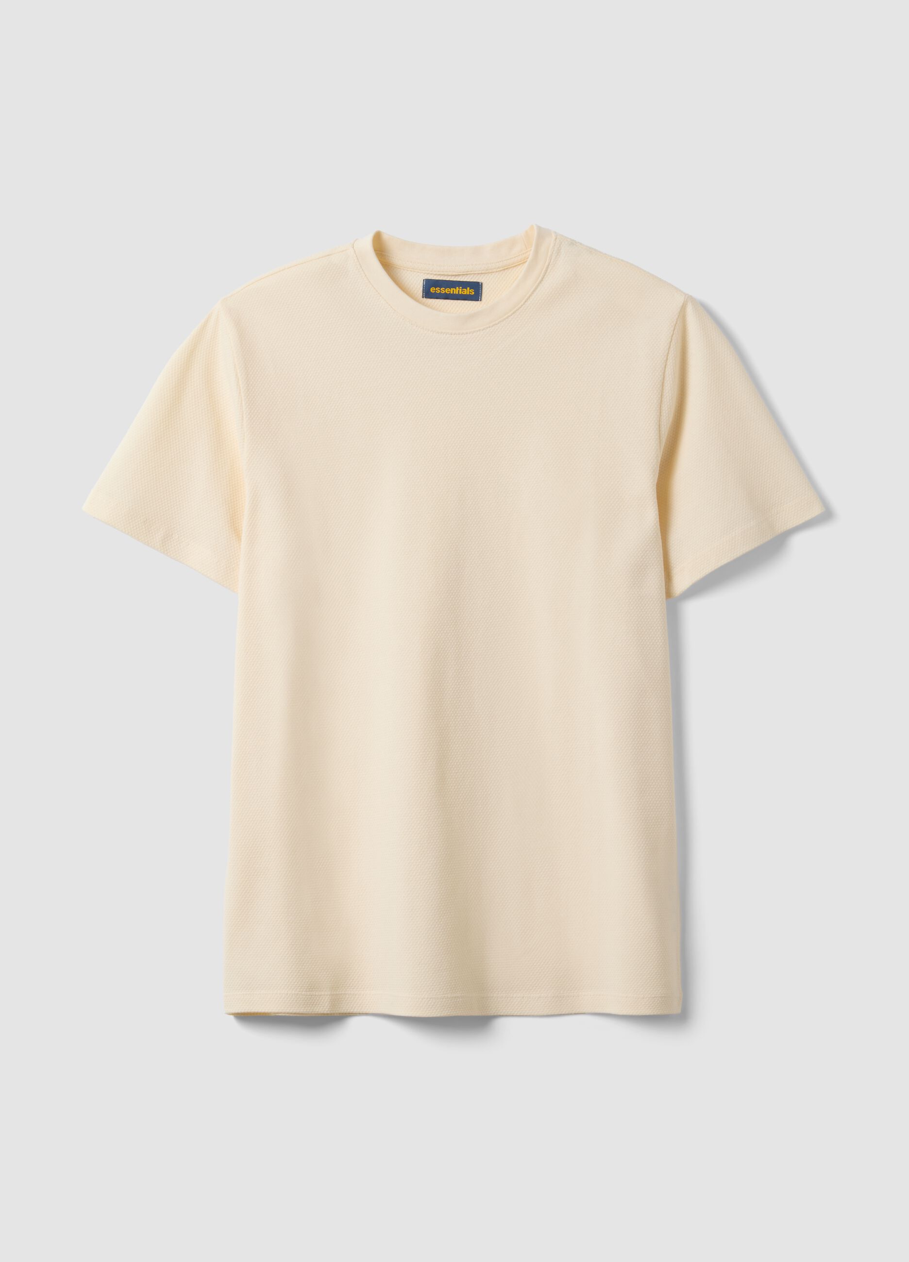 White short-sleeve pure cotton T-shirt