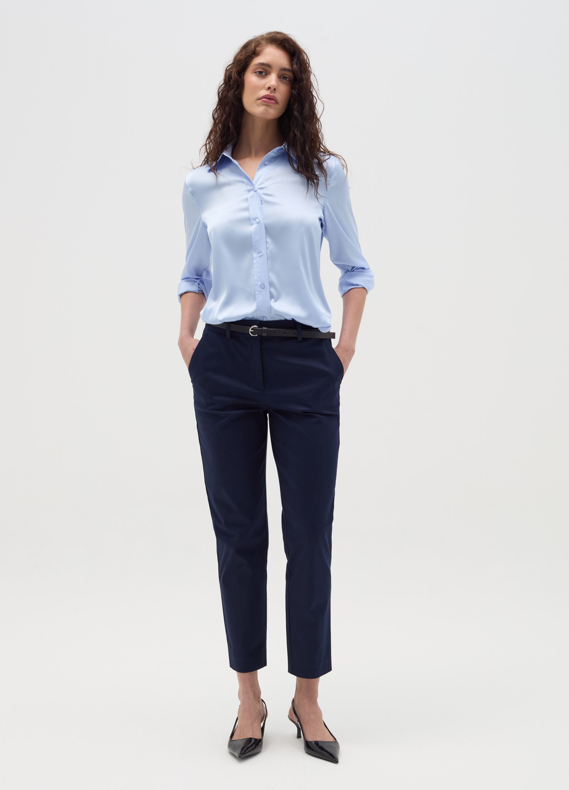 Stretch chino trousers