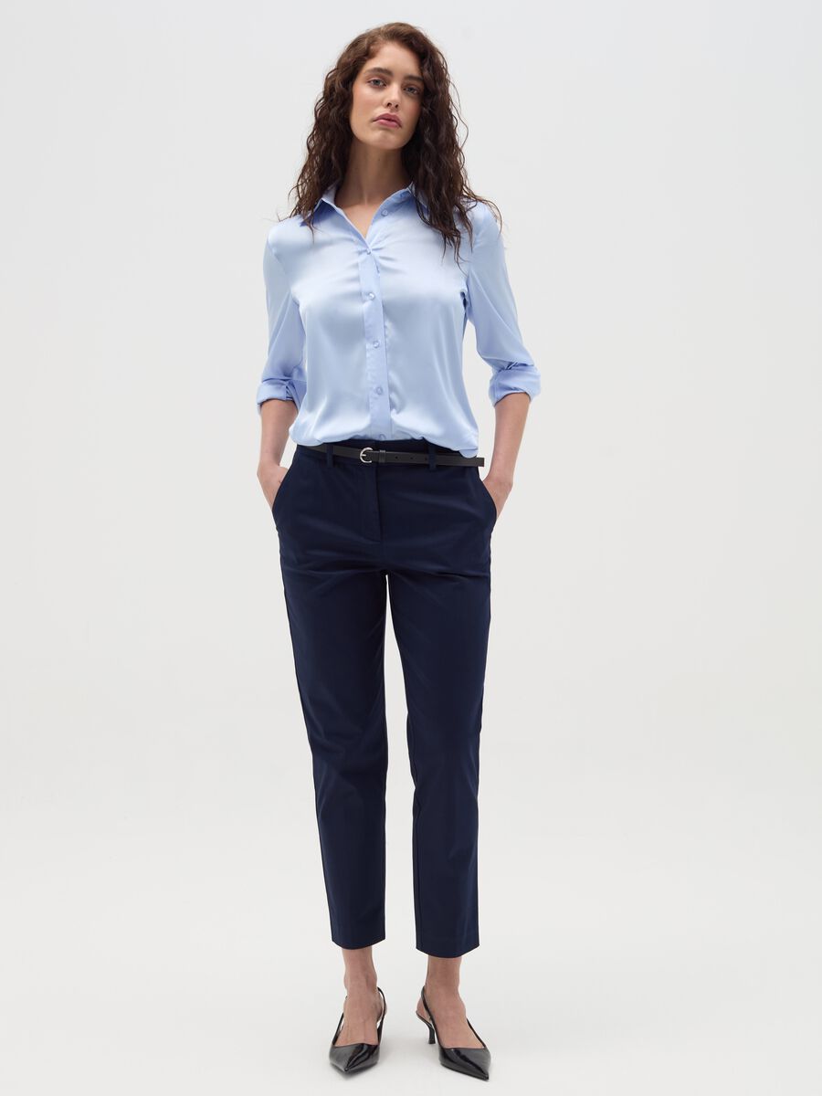 Stretch chino trousers_0