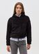 Essential crop sweatshirt in furry yarn_1