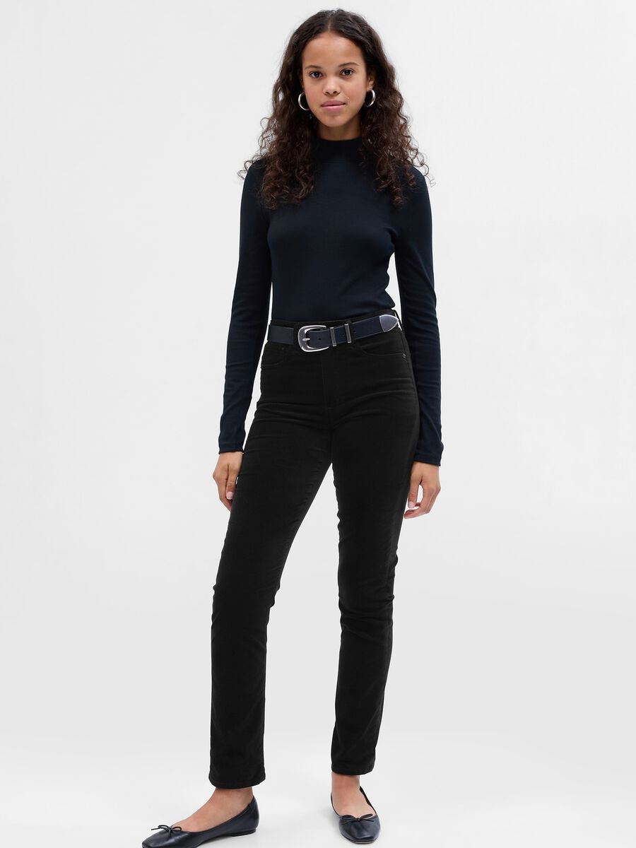 Pantaloni slim fit in velluto_2