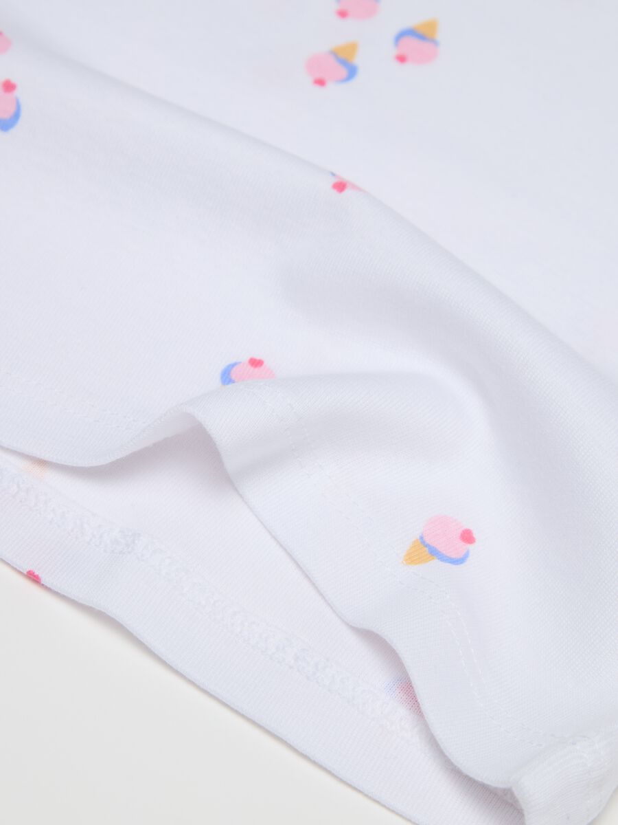 Two-pack vests in cotton with bow and print_2